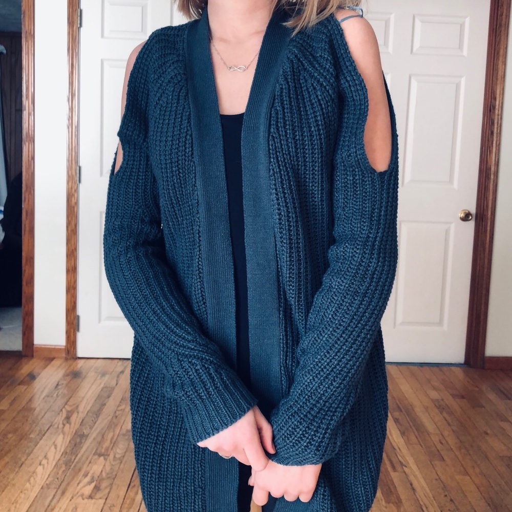 Cold Shoulder Cardigan